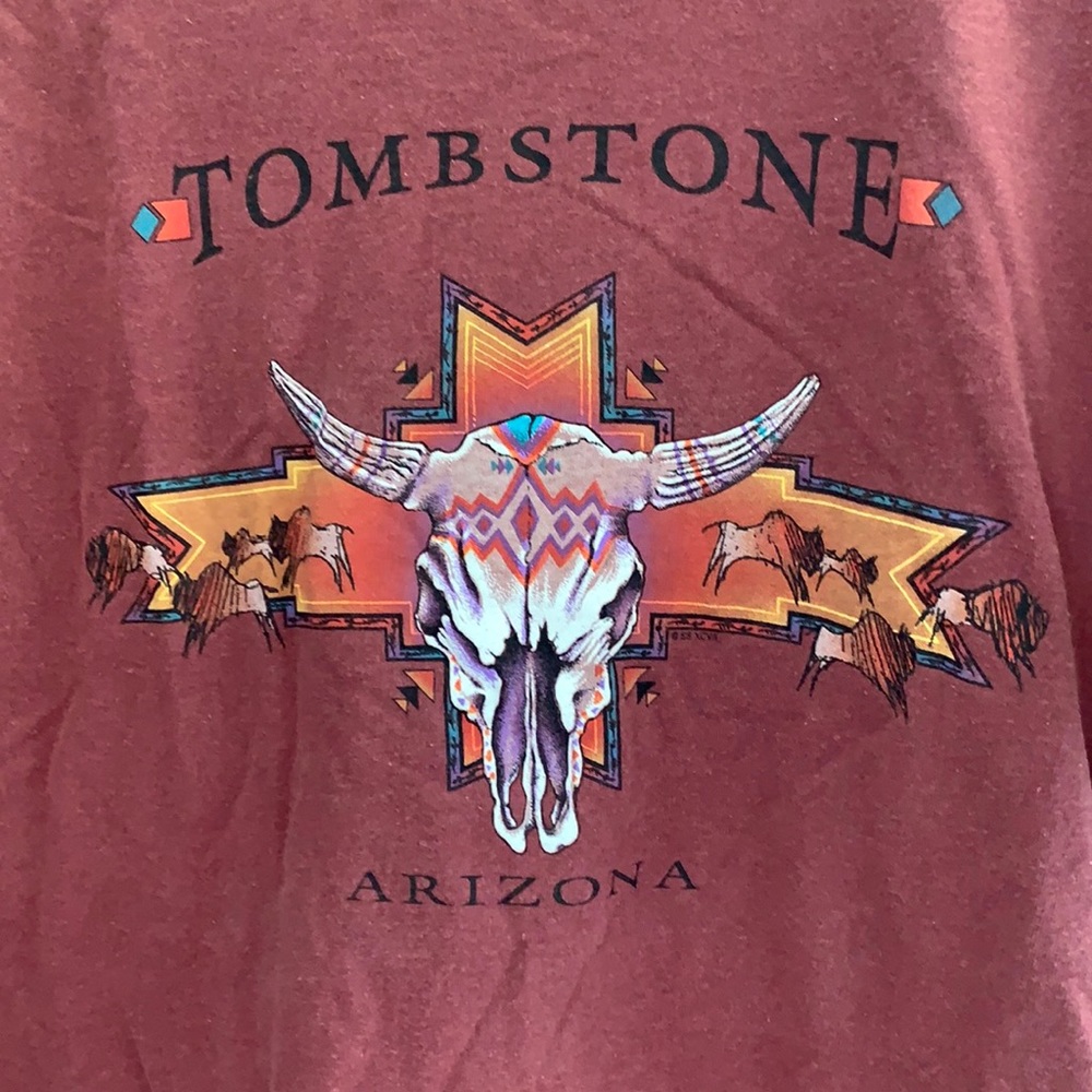 Tombstone, AZ skull shirt